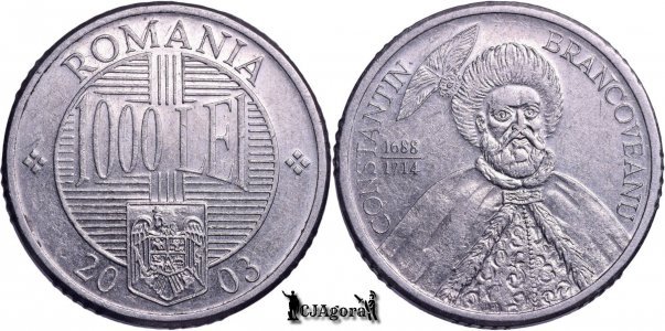 2003, 1,000 Lei - Romania
