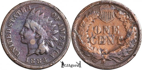 1883, 1 cent (Indian Head Cent) - Statele Unite ale Americii