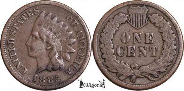 1885, 1 cent (Indian Head Cent) - Statele Unite ale Americii