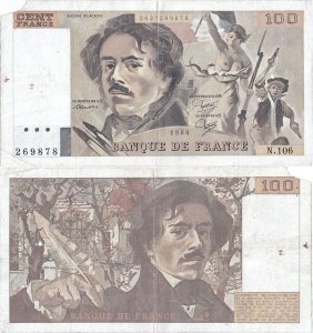 1986, 100 francs (P-154b.8 ) - France