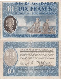 1940, 10 francs (P-KL.07A) - France