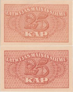 1920, 25 Kapeiku (P-11a) - Letonia