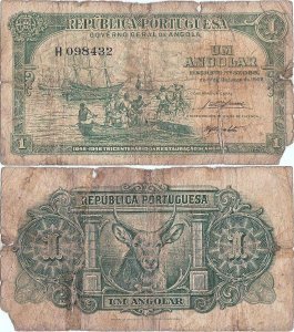 1948 (6 Octombrie), 1 angolar (P-70) - Angola