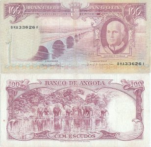 1962 (10 Iunie) , 100 escudos (P-94) - Angola