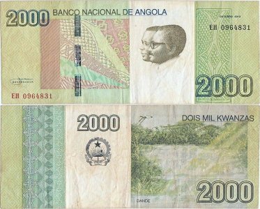 2012 (Octombrie), 2.000 kwanzas (P-157a) - Angola