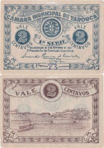 1921 (17 Noiembrie), 2 centavos (CMA 4041) - Portugalia (Tarouca)