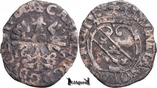 1625, ½ Groschen - Carol al IV-lea & Nicole - Ducatul Lorenei (superioare) - var. legendă