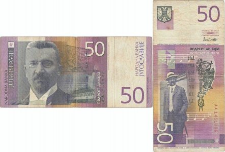 2000, 50 dinara (P-155a) - Iugoslavia