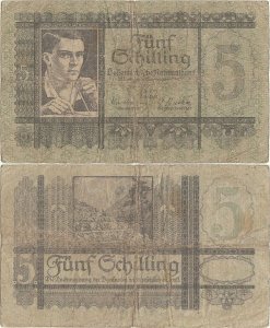 1951, 5 schilling (P-126) - Austria