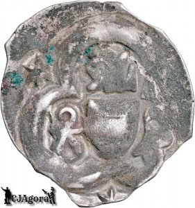 1427-38, Pfennig - Albert al V-lea - Ducatul Austriei (Sfântul Imperiu Roman)