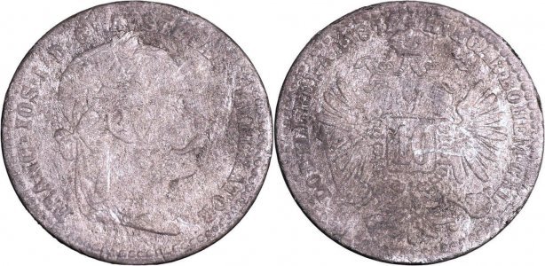 1871 - 10 kreuzer - Franz Joseph I - Imperiul Austro-Ungar