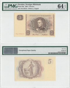1962, 5 Kronor (P-50a) - Suedia