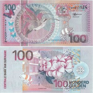 2000 (1 Ianuarie), 100 gulden (P-149) - Surinam