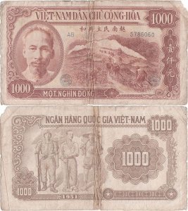 1951, 1,000 đồng (P-65a) - Vietnam