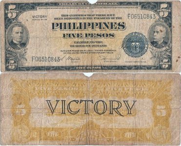 1944, 5 pesos (P-96) - Filipine
