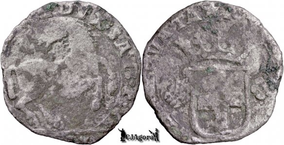 1618-1619, 1 Cavallotto - tip IV - Torino - Carol Emanuel I - Ducatul de Savoia | MIR Cudazzo 659c