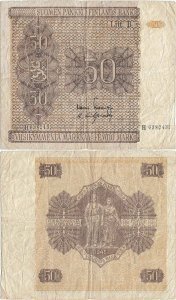1945 , 50 markkaa ( P-79a.11) - Finlanda
