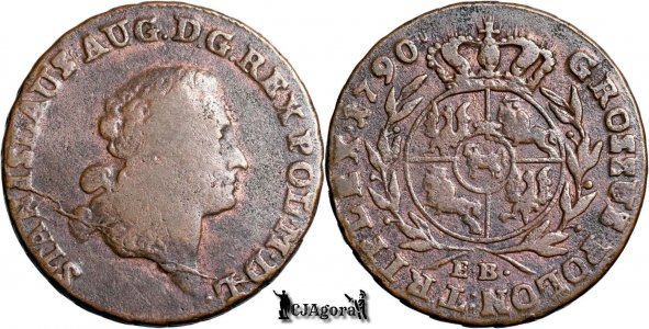 1790 EB, Trojak koronny - Stanisław II August - Regatul Poloniei și Marele Ducat al Lituaniei