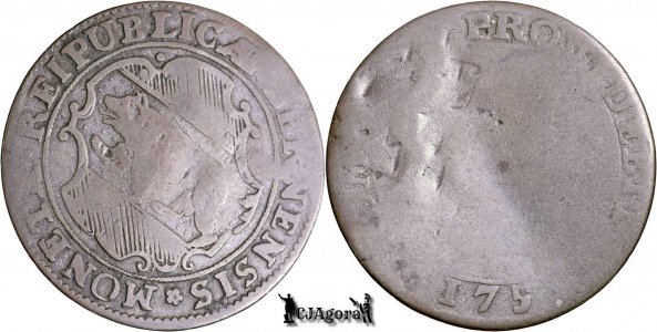 175(3/5), ½ Batzen - Orașul Berna - Berna - Confederația Elvețiană | KM 91