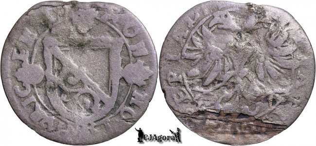 1634, 1 Schilling - Orașul Zürich - Zürich - Confederația Elvețiană | KM 12