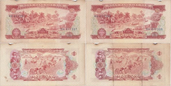 1975, 1 đồng ( P-40a ) - Vietnamul de Sud (x2)