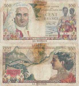 1960, 100 Francs - Reunion | P-49a