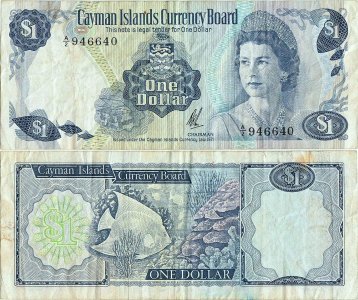 1972, 1 Dollar - Insulele Cayman | P-1b