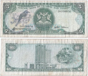 1985, 5 Dollars - Trinidad and Tobago | P-37d