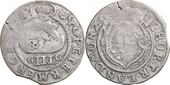 1705 GG, 3 Petermenger - Johann Hugo von Orsbeck - Archbishopric-Electorate of Trier | KM 176